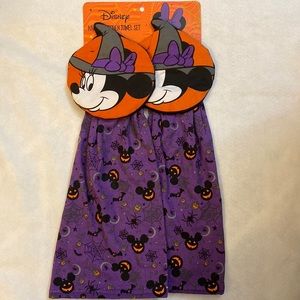 DISNEY- Minnie Mouse Halloween🧡 Hanging kitchen towel set